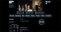 Desktop Screenshot of bluemistband.com